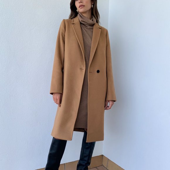 babaton camel coat